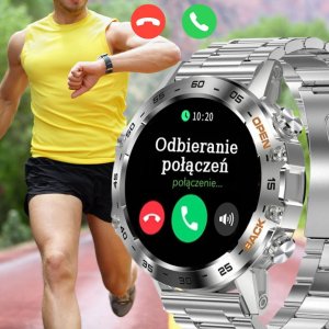 Zegarek męski SMARTWATCH GRAVITY ASTON GT9-3 srebrny/ 3 paski 4