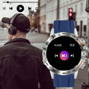 Zegarek męski SMARTWATCH GRAVITY ASTON GT9-3 srebrny/ 3 paski 7