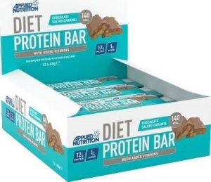 Applied Nutrition - Baton Proteinowy, Diet Protein Bar, Chocolate Salted Caramel, 12 x 45g 1