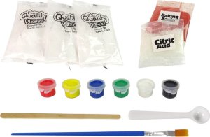 Zestaw 2w1 DIY Wulkan Wykopaliska Gips Erupcja LEAN Toys 2