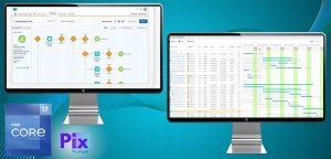 Komputer Pix Protask V6 Intel Core i7 16GB DDR4 1000GB SSD DVD Windows 11 8