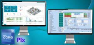 Komputer Pix Protask V6 Intel Core i7 32GB DDR4 1000GB SSD DVD Windows 11 10