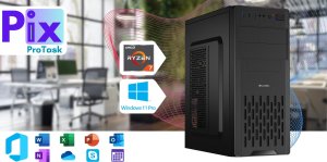 Komputer Pix Protask V5 AMD Ryzen 7 32GB DDR4 512GB SSD DVD Windows 11 6