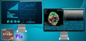 Komputer Pix Protask V5 AMD Ryzen 7 16GB DDR4 1000GB SSD DVD Windows 11 11