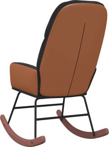 vidaXL Fotel bujany, czarny, tapicerowany aksamitem 5