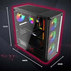 Komputer BSG Raptor V5 AMD Ryzen 5 GeForce RTX 3060 32GB DDR4 1000GB SSD Windows 11 5