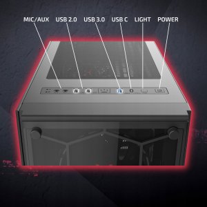 Komputer BSG Raptor V5 AMD Ryzen 5 GeForce RTX 3060 16GB DDR4 1000GB SSD Windows 11 4