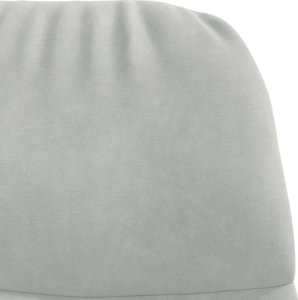 vidaXL Fotel, jasnoszary, obity aksamitem 7