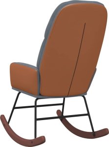 vidaXL Fotel bujany, ciemnoszary, tapicerowany aksamitem 5