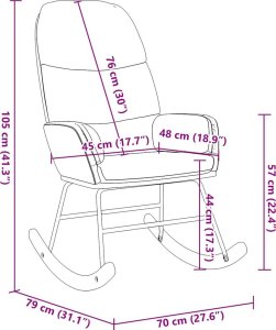 vidaXL Fotel bujany, ciemnoszary, tapicerowany aksamitem 9