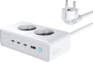 Przedłużacz 4smarts 6w1 65W GaN biały 1
