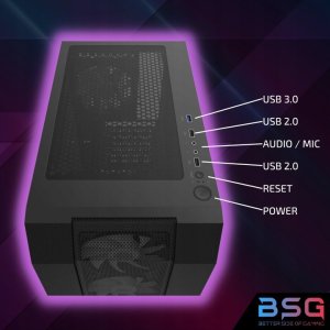 Komputer BSG Striker V4 Intel Core i7 GeForce GTX 1660 SUPER 16GB DDR3 1000GB SSD Windows 10 4