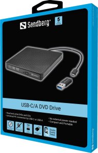 Sandberg USB-C/A DVD Drive 4