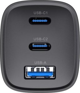Ładowarka Havit Ładowarka UC20 EU USB-C+USB-C+USB-A (czarny) 2