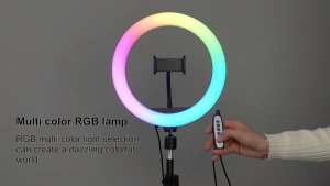 Havit Tripod ST7026 z pierścieniem świetlnym RGB (czarny) 2