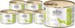 Mokra karma weterynaryjna dla psa z alergią 4Vets Natural Allergy 6 x 185 g 2