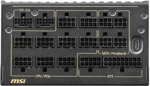 Zasilacz MSI MEG Ai1600T PCIE5 1600W (306-7ZPEX11-CE0) 3