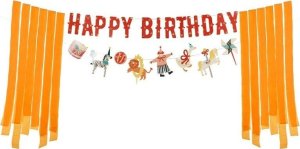 Baner Happy Birthday Cyrk 275cm 1