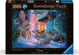 Ravensburger Puzzle Zamki Disneya Pocahontas 1000 elementów 1