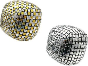 Balon kula disco błyszcząca 50x30cm MIX 1