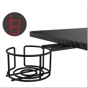 Biurko gamingowe SHADOW GAMER elektryczne 1.0 czarne 120 cm 12