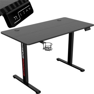 Biurko gamingowe SHADOW GAMER elektryczne 1.0 czarne 120 cm 14