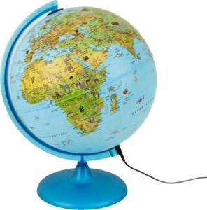 Globus Safari podświetlany ze zwierzętami 30cm 1