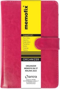 Organizer Memofix B6 ST/SA malinowy 1