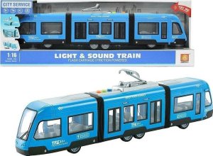 Tramwaj z napędem niebieski 1