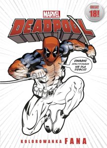 Kolorowanka fana. Marvel Deadpool 1