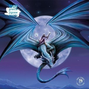 Puzzle 1000 Moonstone Anne Stokes Smok i księżyc 1