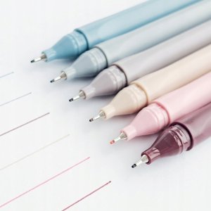 Cienkopisy Satin Gold 6 kolorów 4