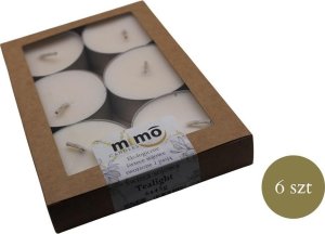 Tealight z wosku sojowego bezzapachowe 45g 6szt 1