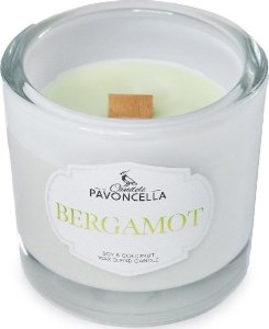Świeczka sojowa Bergamot biała 170g 1