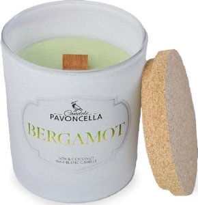 Świeczka sojowa Bergamot biała 135g 1