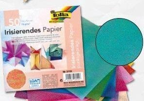 Papier opalizujący kropki 14x14cm 50szt 1
