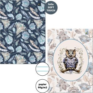Zeszyt A4/32K linia 90g Boho (5szt) 1