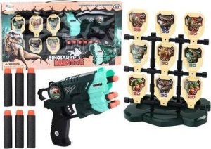 Pistolet z tarczą + strzałki zielony 1