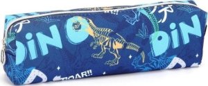 Piórnik tuba mała Dinozaury niebieski 1
