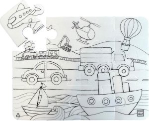 Puzzle Pojazdy Funny Mat STRIGO 1