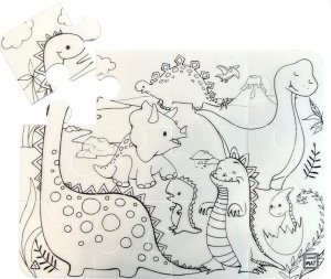 Puzzle Dinozaury Funny Mat STRIGO 1