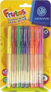Długopis żelowy zapachowy Frutos 8kol ASTRA 3