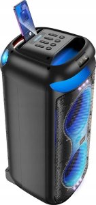 HOCO głośnik bluetooth + 2 x bezprzewodowe mikrofony HA13 Max czarny 5