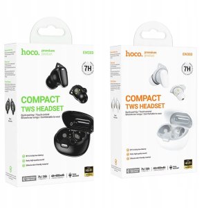 HOCO słuchawki bezprzewodowe bluetooth TWS EW203 białe 4