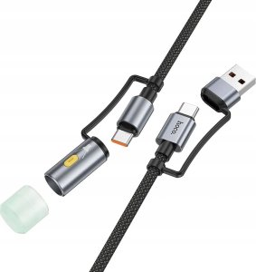 Kabel USB Hoco USB-A - USB-C 1.2 m Czarny 2