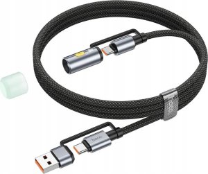 Kabel USB Hoco USB-A - USB-C 1.2 m Czarny 3