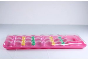 Materac plażowy różowy 2