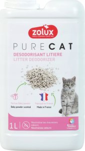 ZOLUX Dezodorant do żwirku PURECAT o zapachu talku 1 L 1