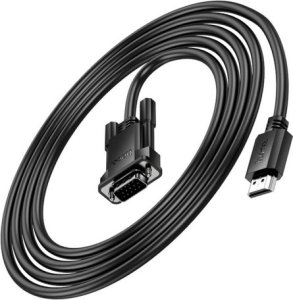 HOCO kabel HDMI (męski) do VGA (męski) HD 1080p US12 2 m czarny 1