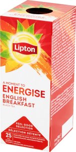 Lipton Herbata A moment to Energise English Breakfast 25 kopert 2